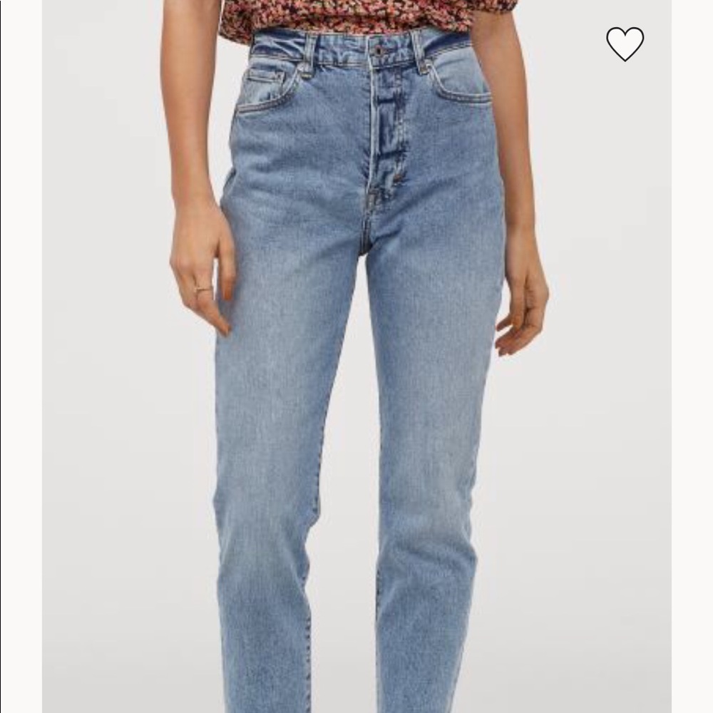 High waisted jeans